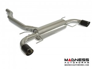 Alfa Romeo Giulia Performance Exhaust - 2.0L - Ragazzon - Axle Back - Muffled - w/ Carbon Fiber Tips